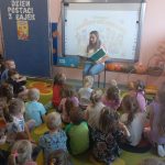 Wizyta w przedszkolu z okazji Międzynarodowego Dnia Postaci z Bajek.