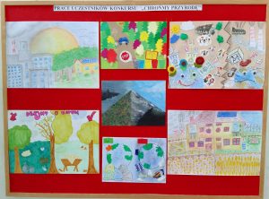 Prace plastyczne uczestników konkursu pt. "Chrońmy przyrodę"