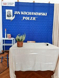 Narodowe Czytanie poezji Jana Kochanowskiego.